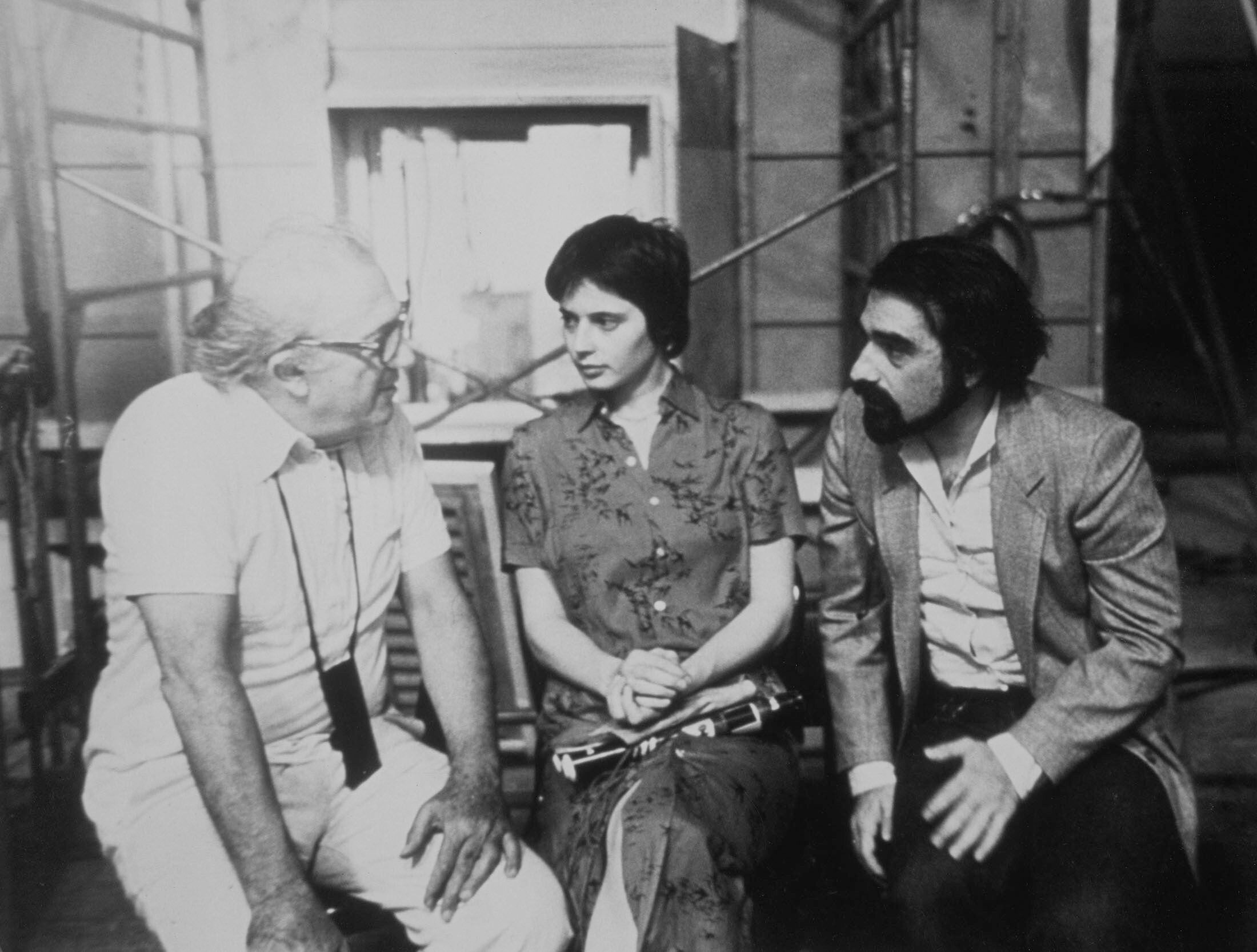 with Isabella Rossellini, Martin Scorsese