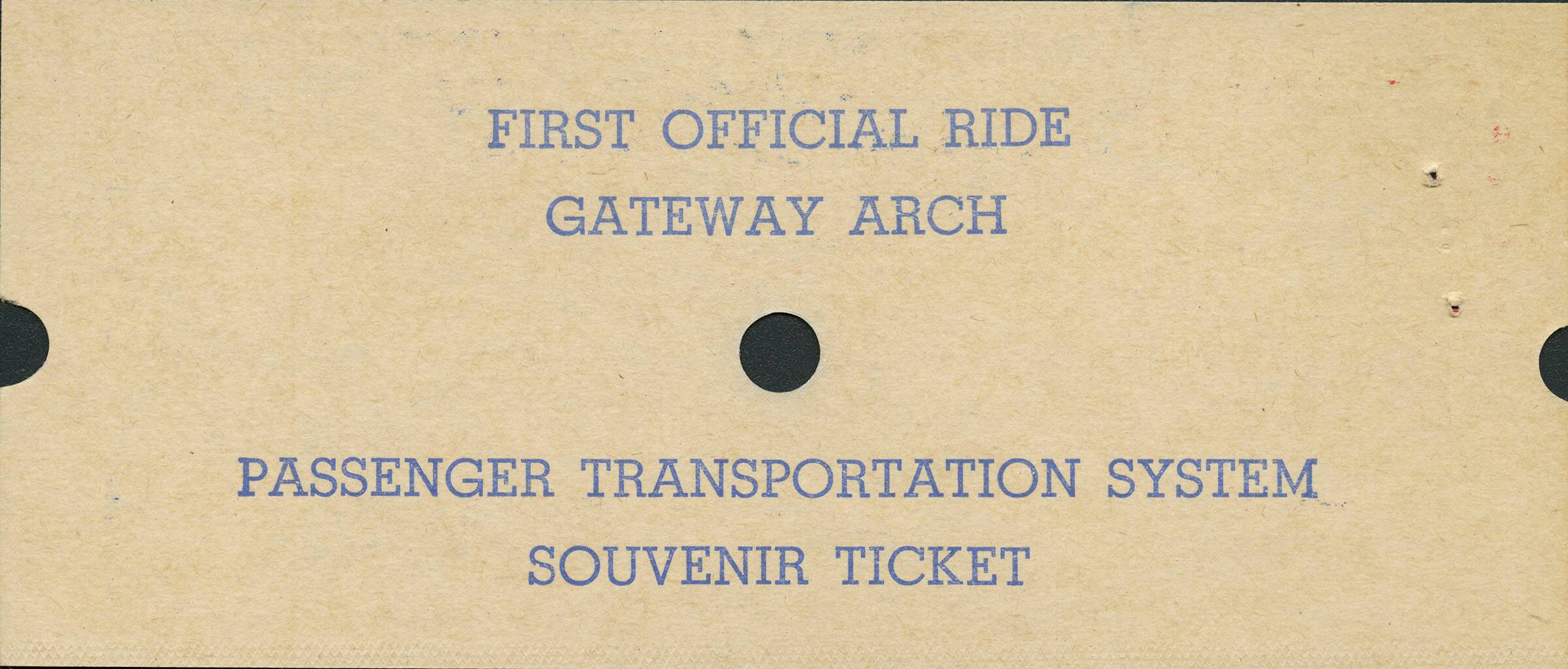 souvenir ticket