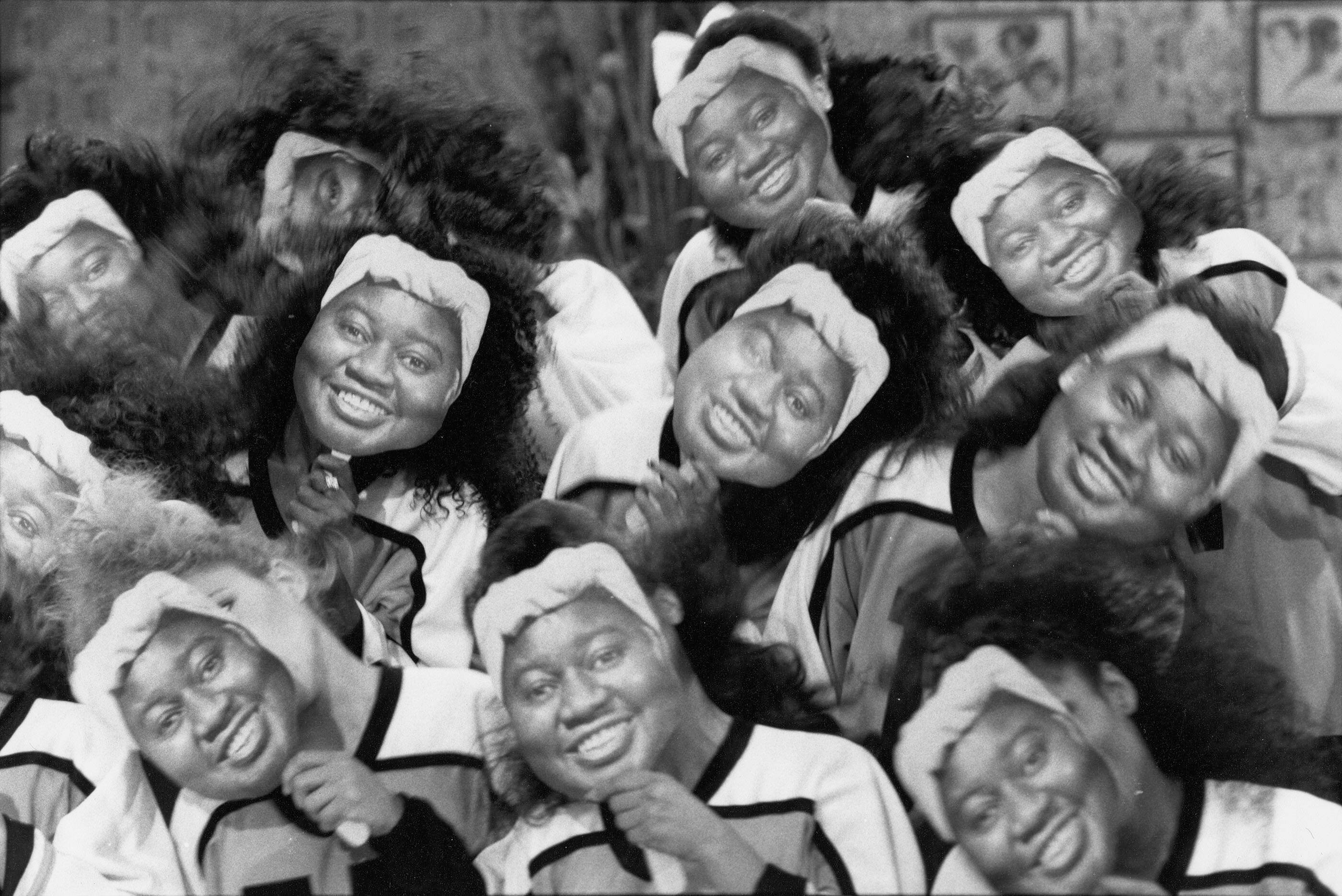 The Wannabees performing the number, 'Straight & Nappy' 