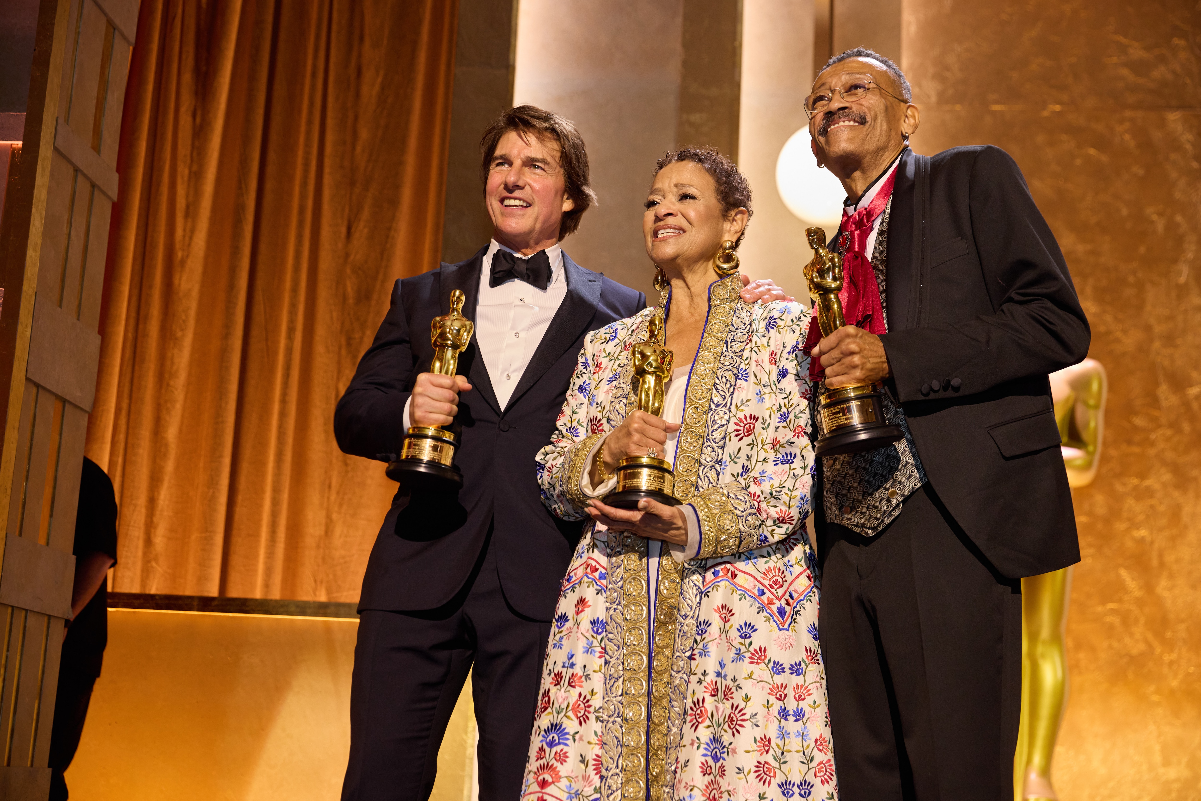 Oscar statuette on display