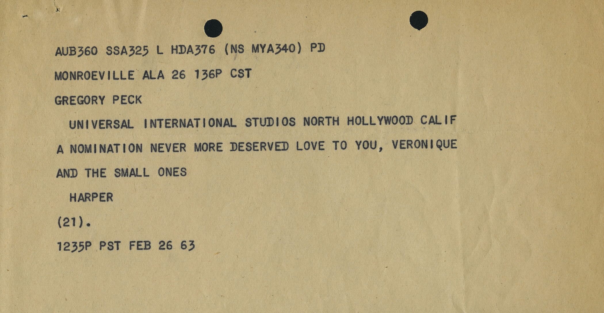 To Kill a Mockingbird