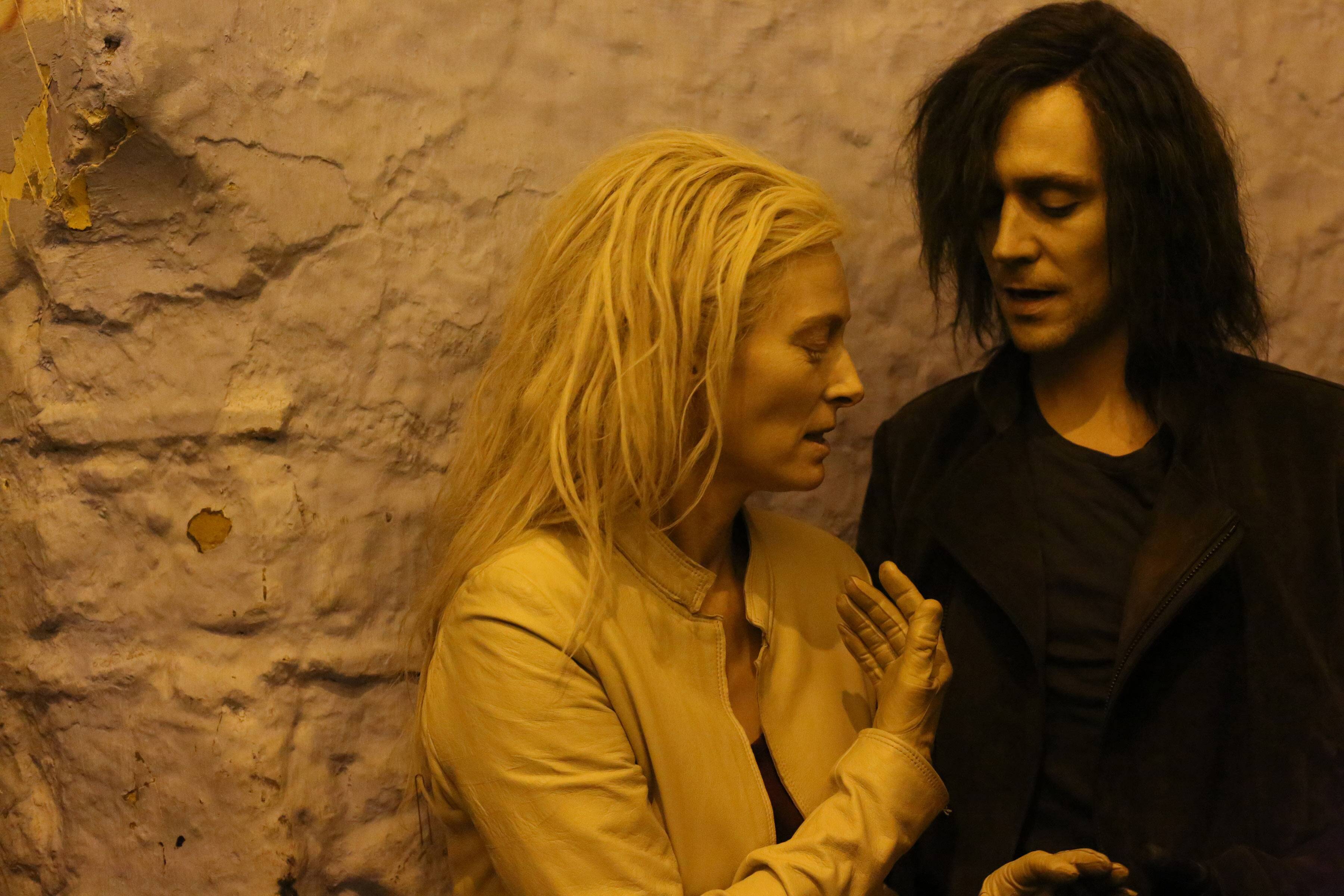 Tilda Swinton and Tom Hiddleston, in ONLY LOVERS LEFT ALIVE (2013)