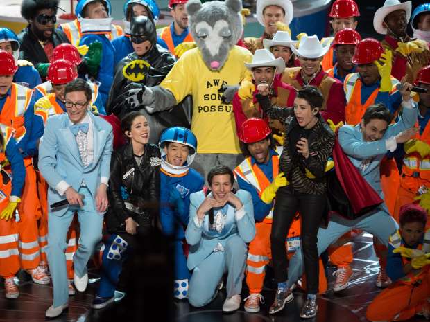 Tegan and Sara performed the nominated song with The Lonely Island