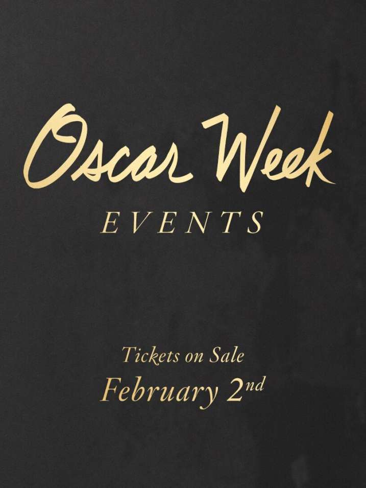 Oscar Week Events Update