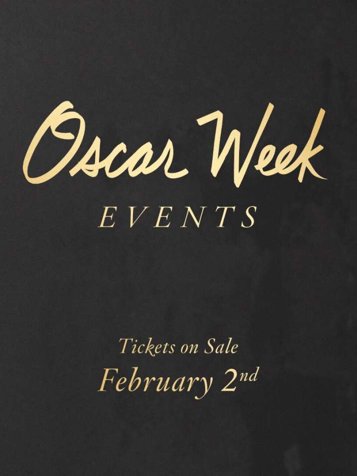 Oscar Week Events Update Oscar Week Events Update