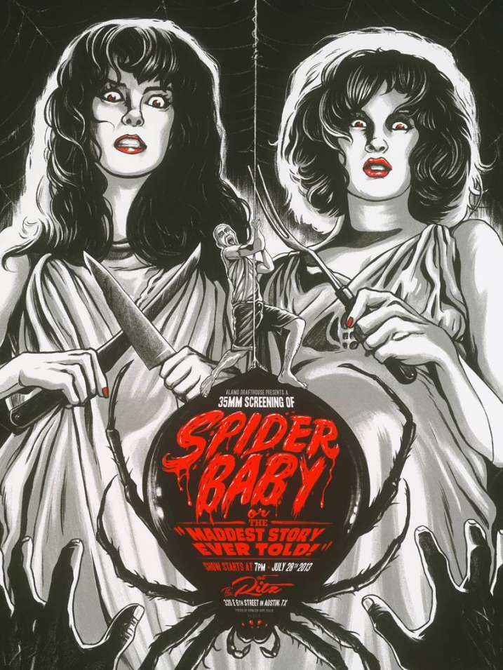 The Real Indies: Spider Baby movie poster Spider Baby movie poster